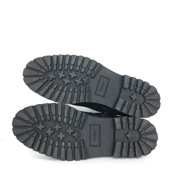 Thursday Black Combat Ankle Lace Up Lug Sole Boots Women’s 8 Shoes - Picture 12 of 13